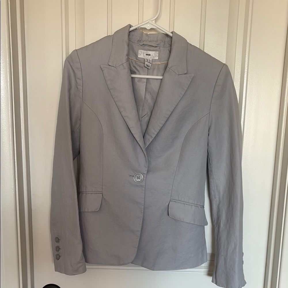 H&M Light Blue Women's Blazer